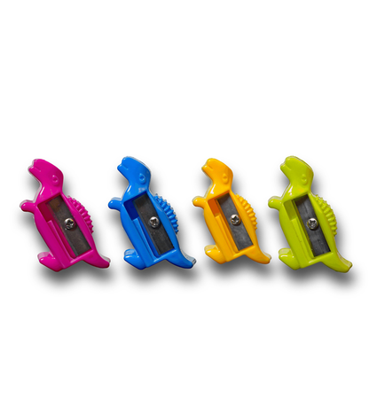 3 Pack Fun-Shaped Pencil Sharpener - Mystery Bag Item for ages 3+