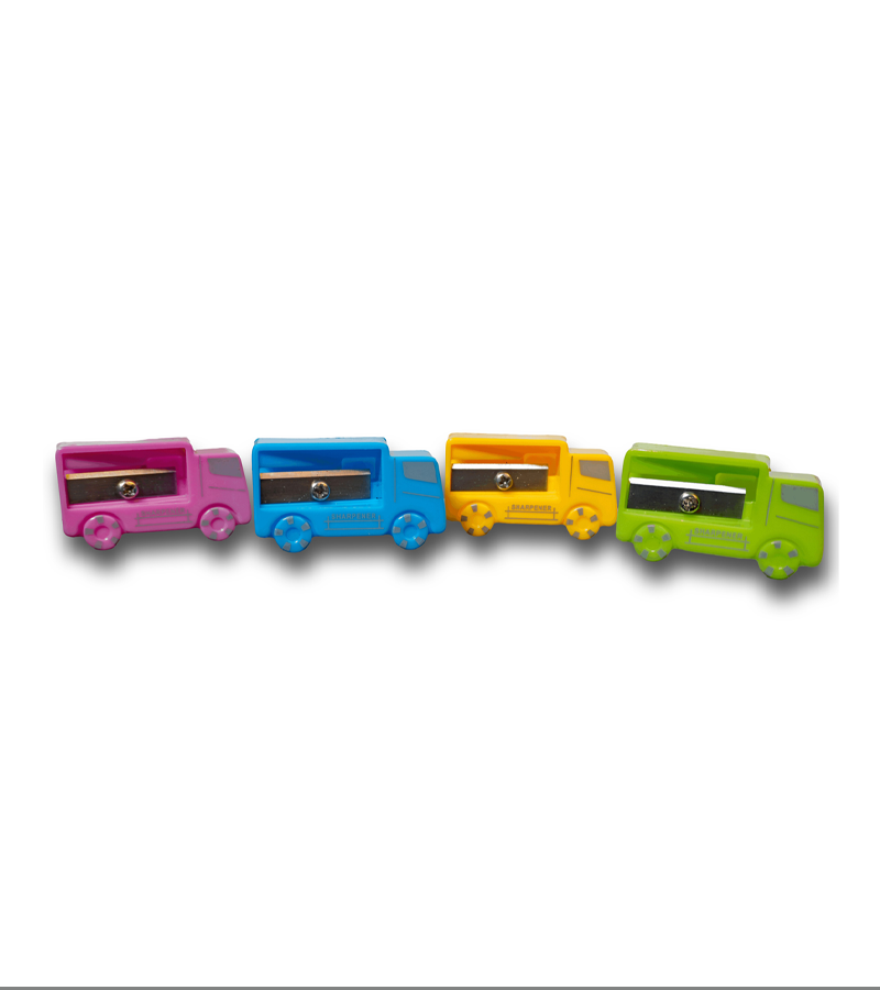 3 Pack Fun-Shaped Pencil Sharpener - Mystery Bag Item for ages 3+